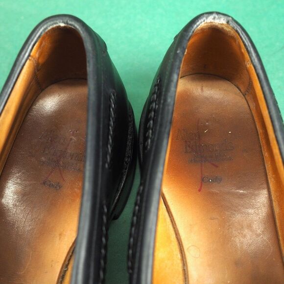 Allen Edmonds Cody Woven Black Leather Tassel Loafer Kiltie Men Size 11 C Narrow main image 5